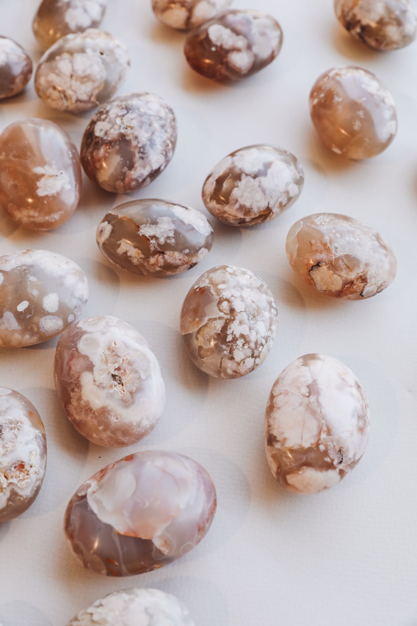 Flower Agate Palm Stone - Growth