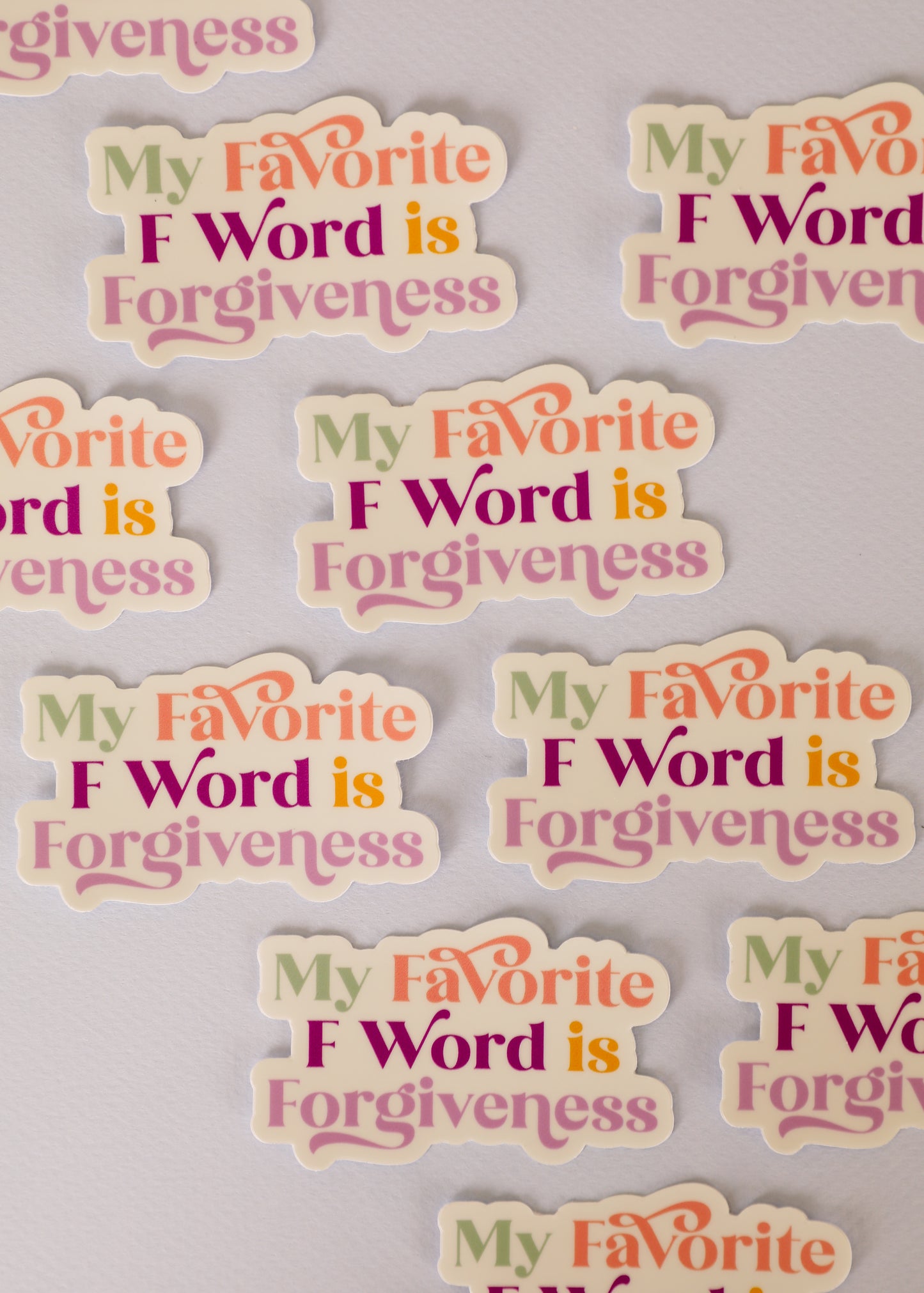 Sticker - F Word Forgiveness