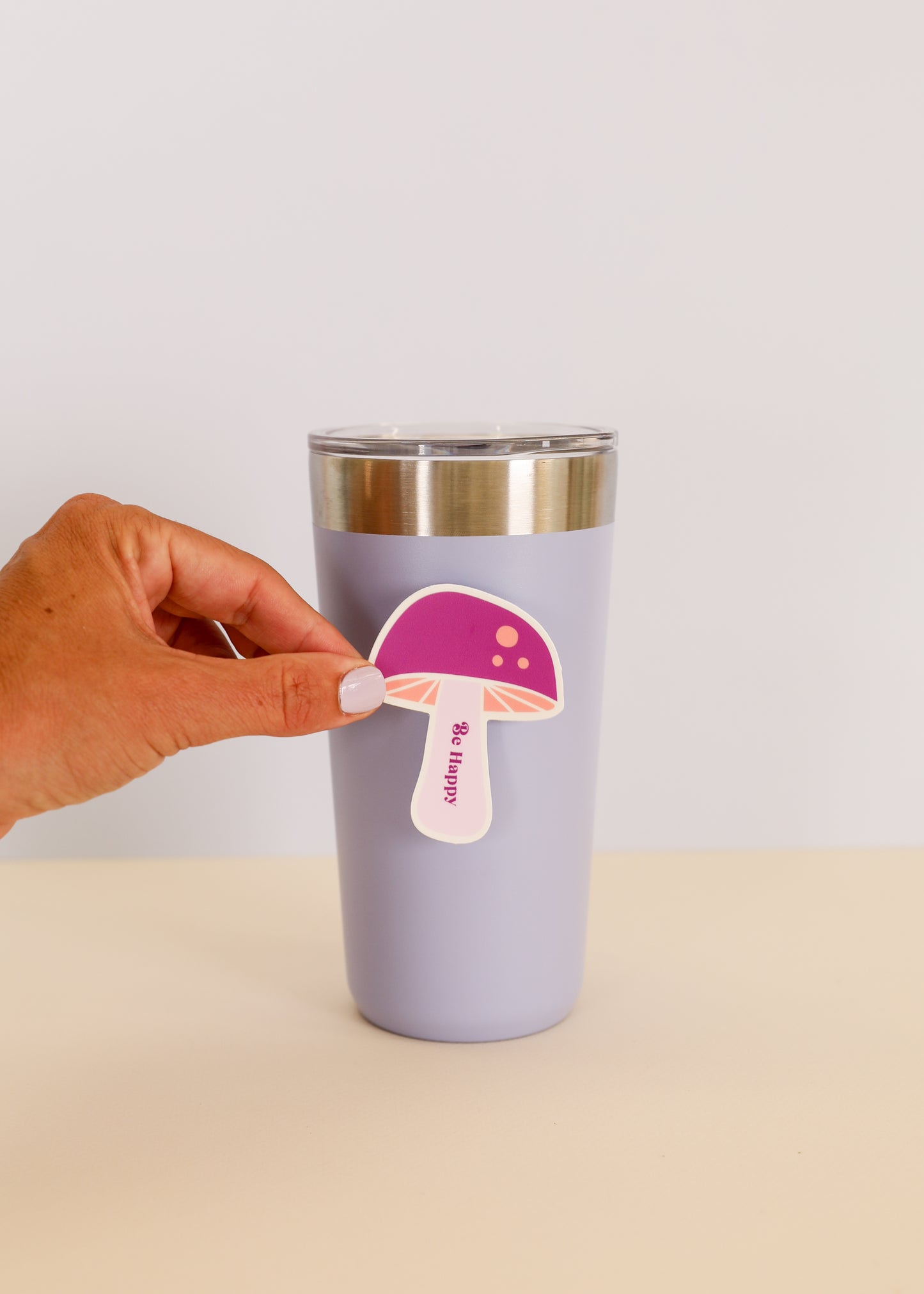 Sticker - Be Happy Mushroom