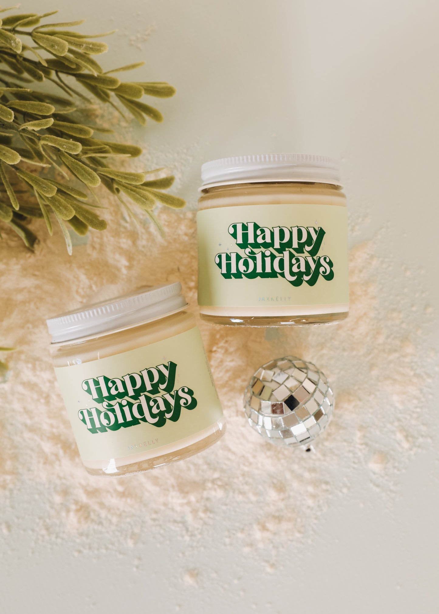4oz Holiday Candle - Happy Holidays