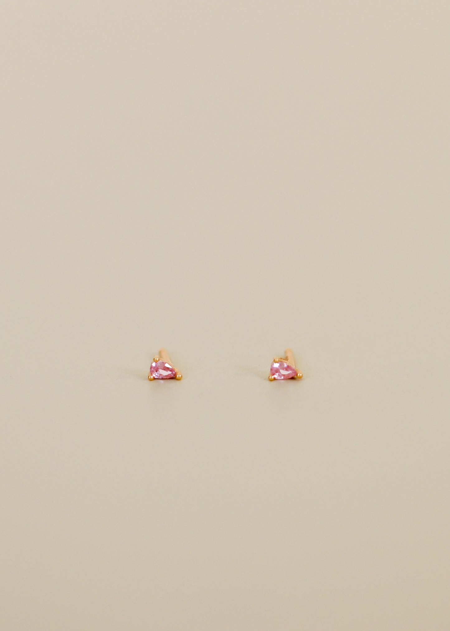 Teardrop Earring - Pink
