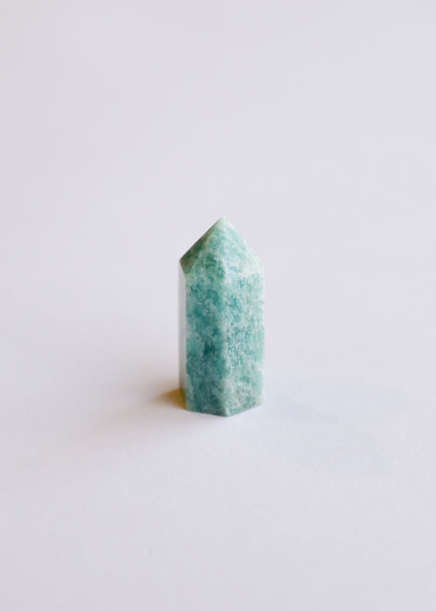 Mini Amazonite Quartz Crystal Point