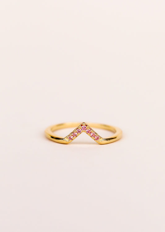 Pink Lambda Ring