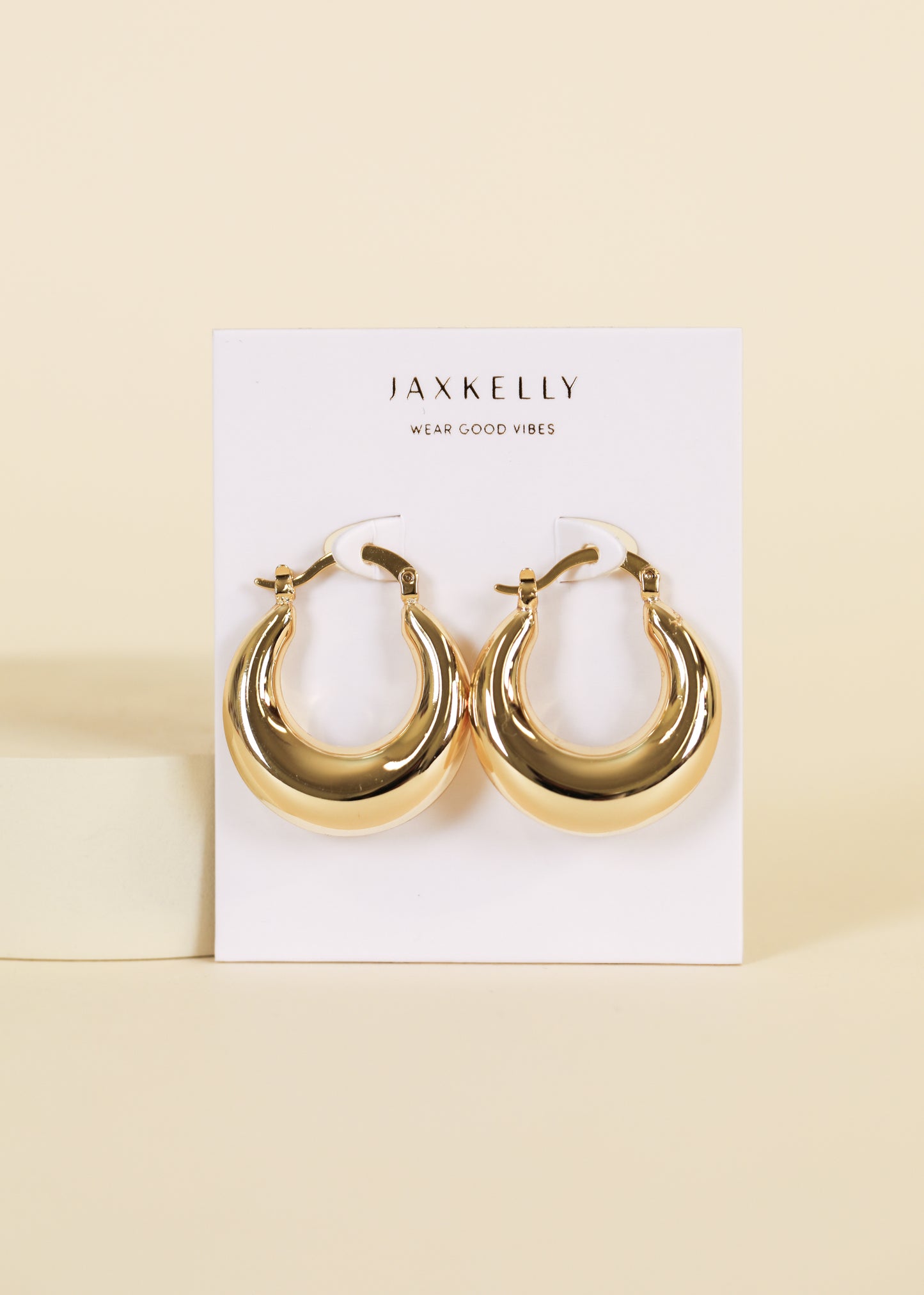 Sculptural Wide Hoop - Earring