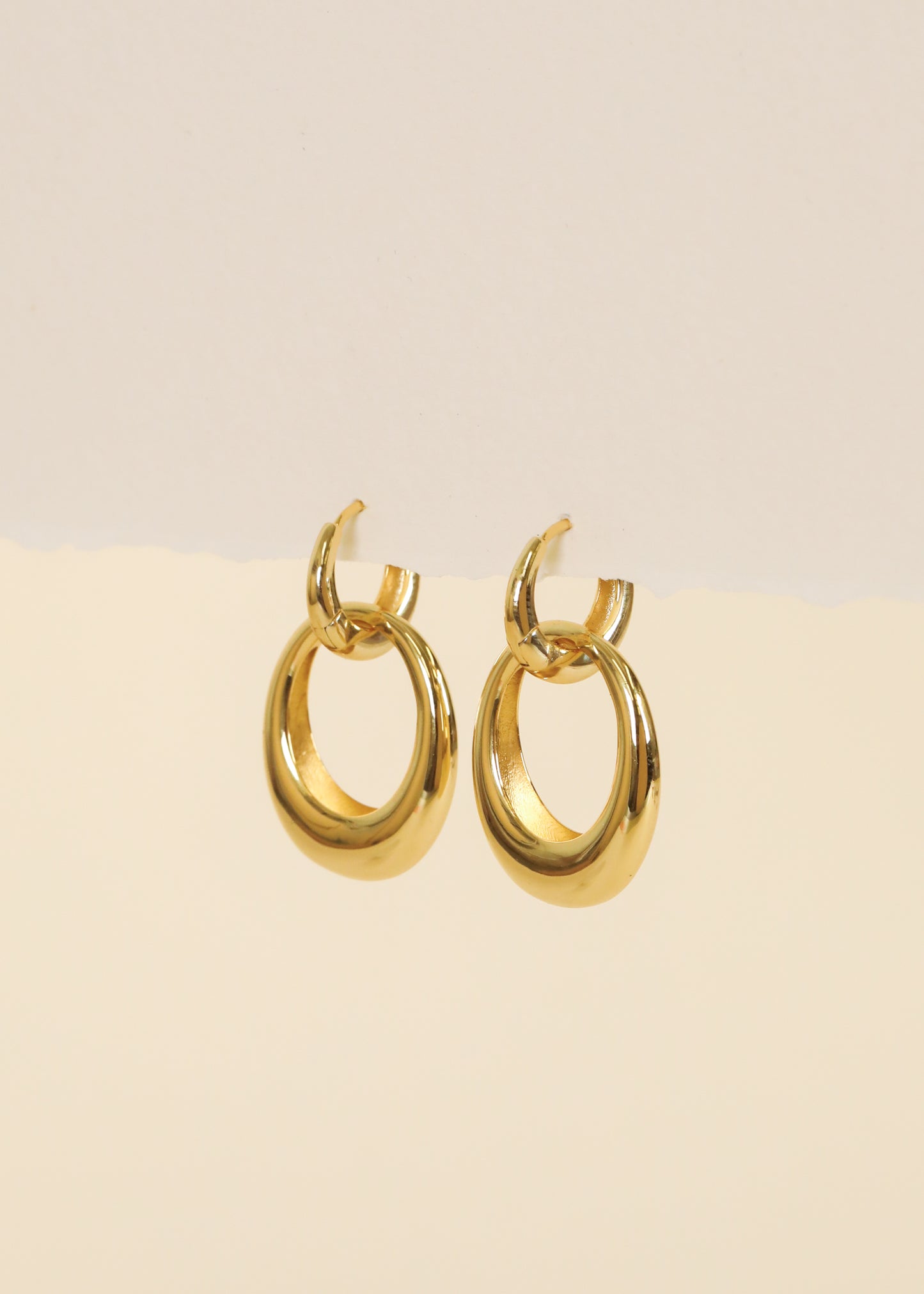Coupled Hoop - Earring