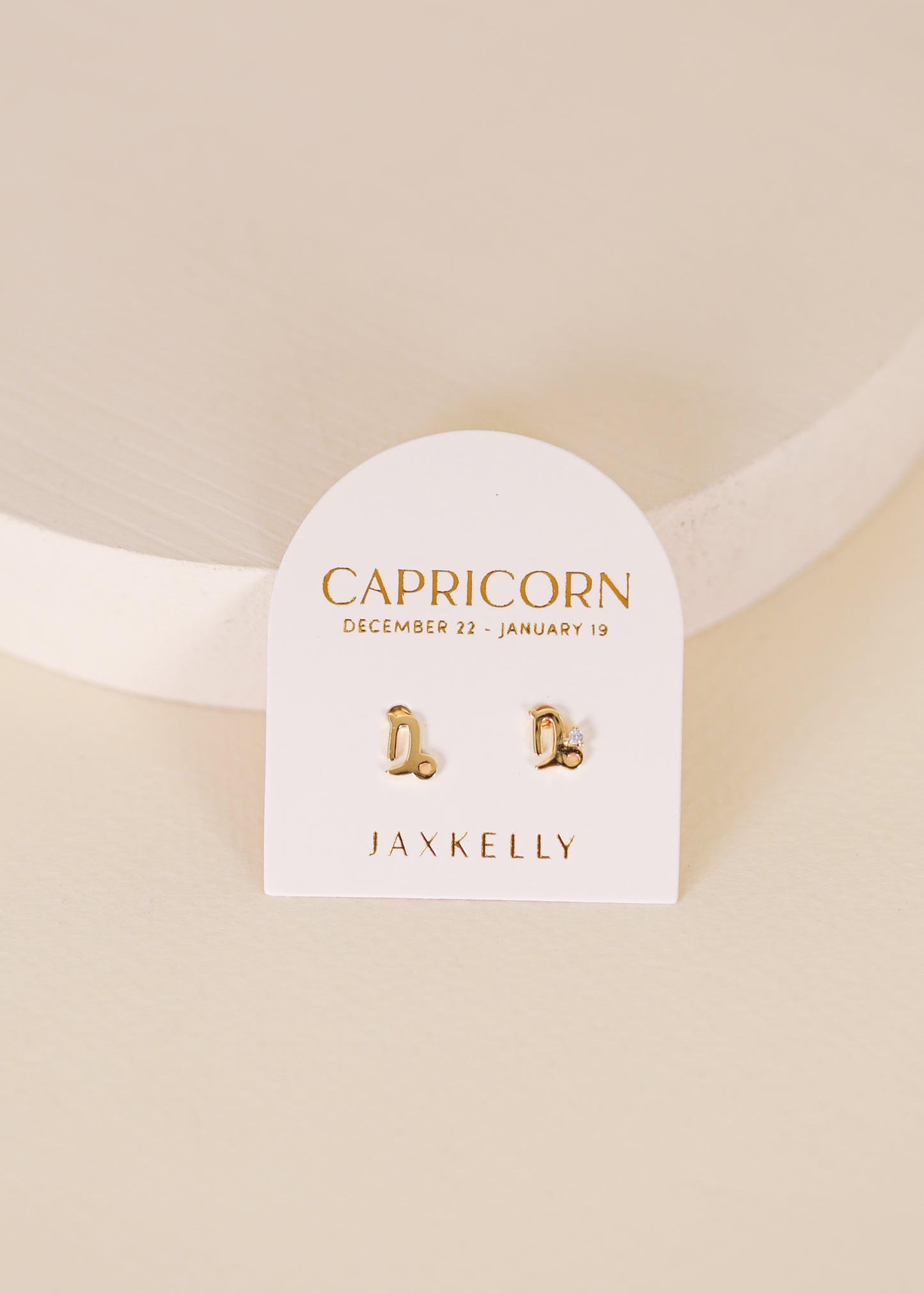 Zodiac Earrings - Capricorn