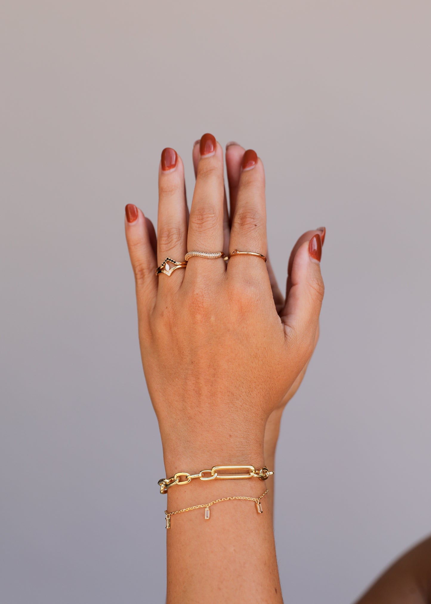 Chunky Multi Link Chain Bracelet