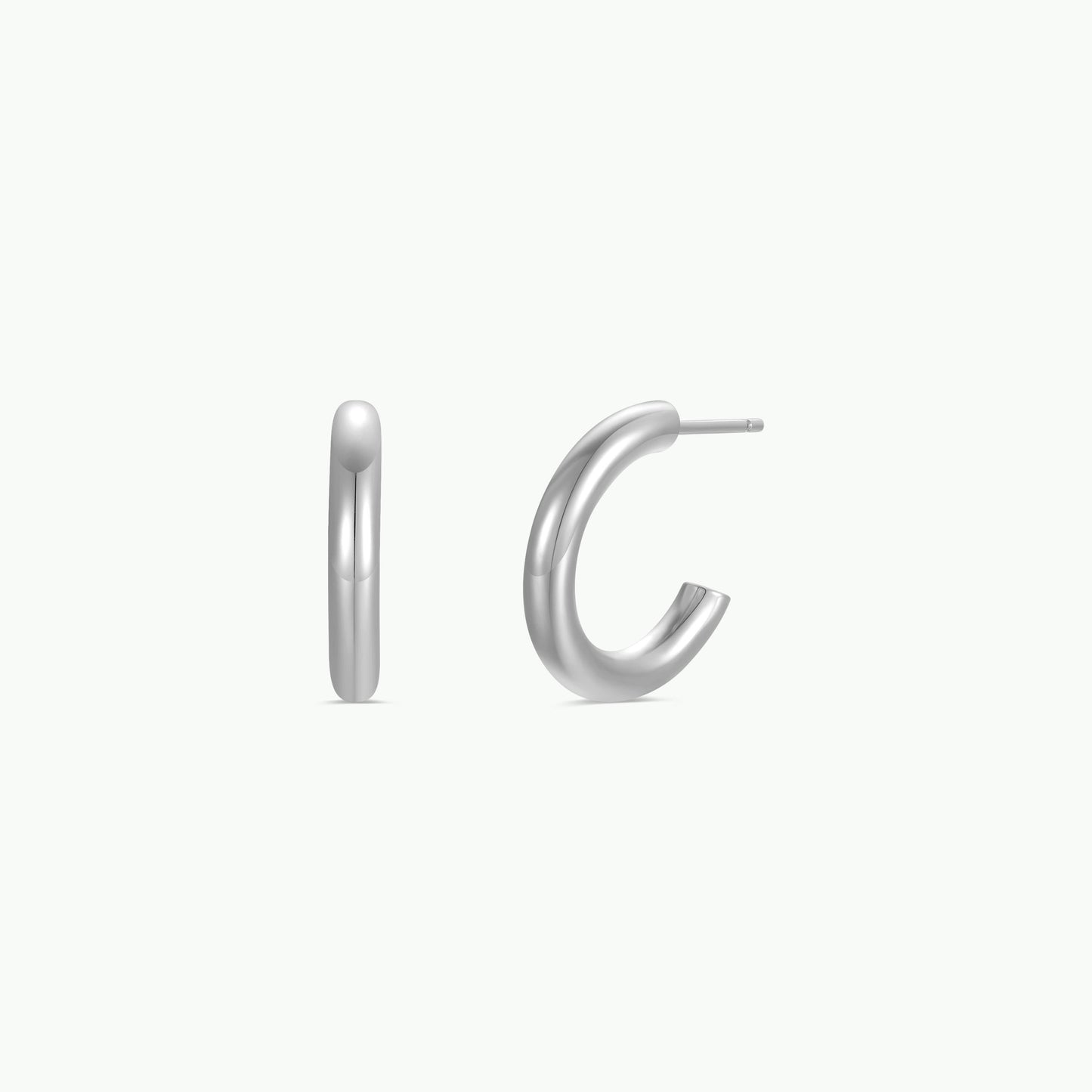 Silver Everyday Hoop - Medium