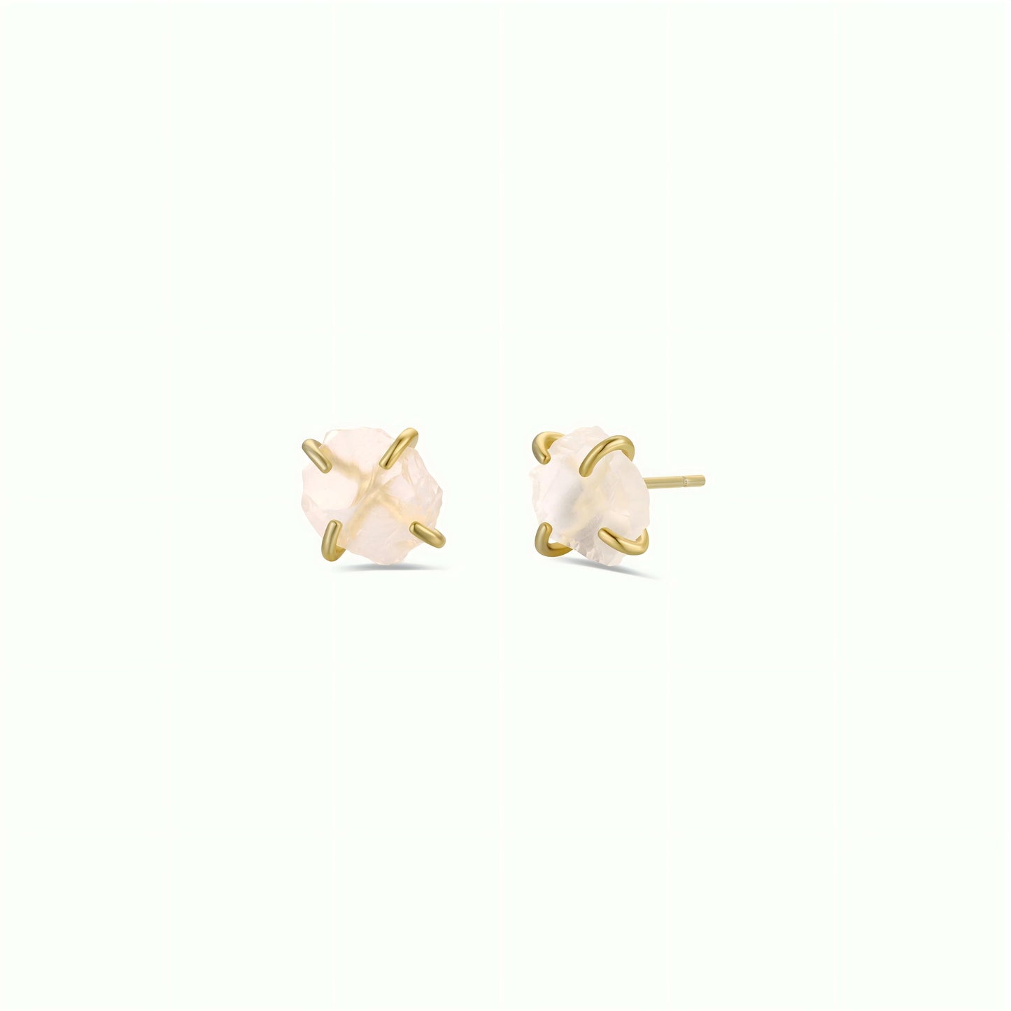 Rose Quartz Gemstone Prong - Love
