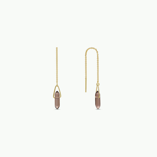 Smoky Quartz Gemstone Threader