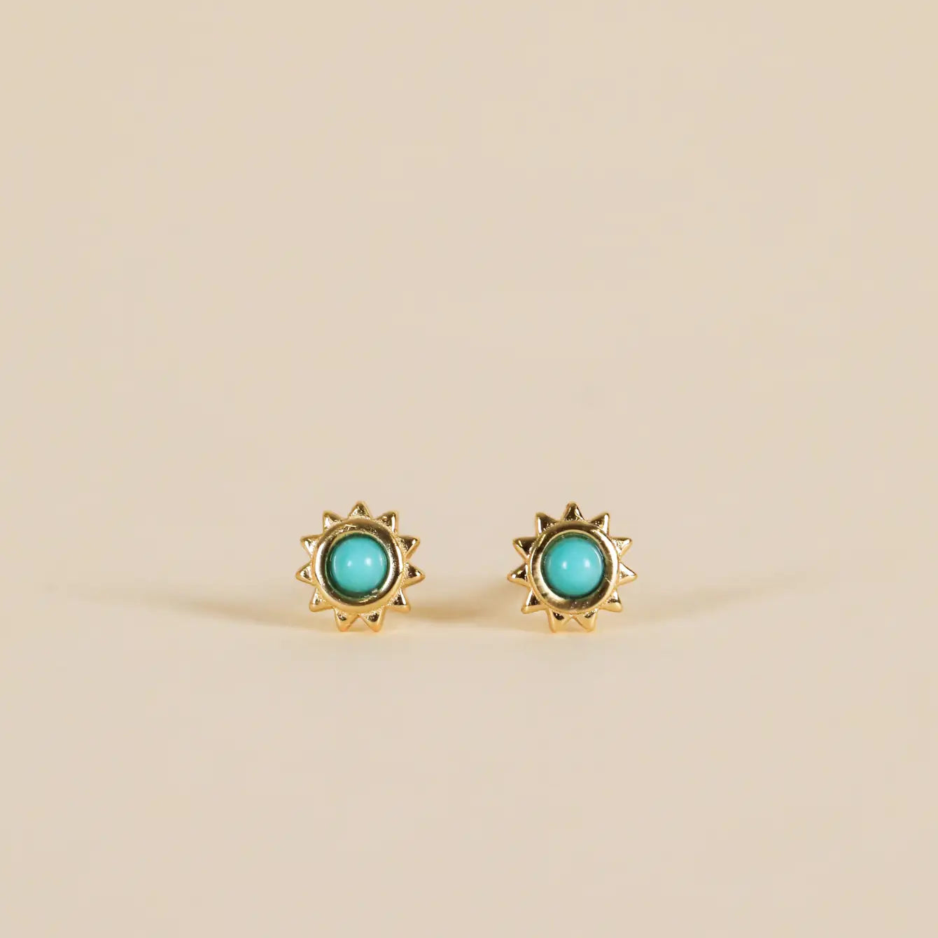 Turquoise Sun Stud