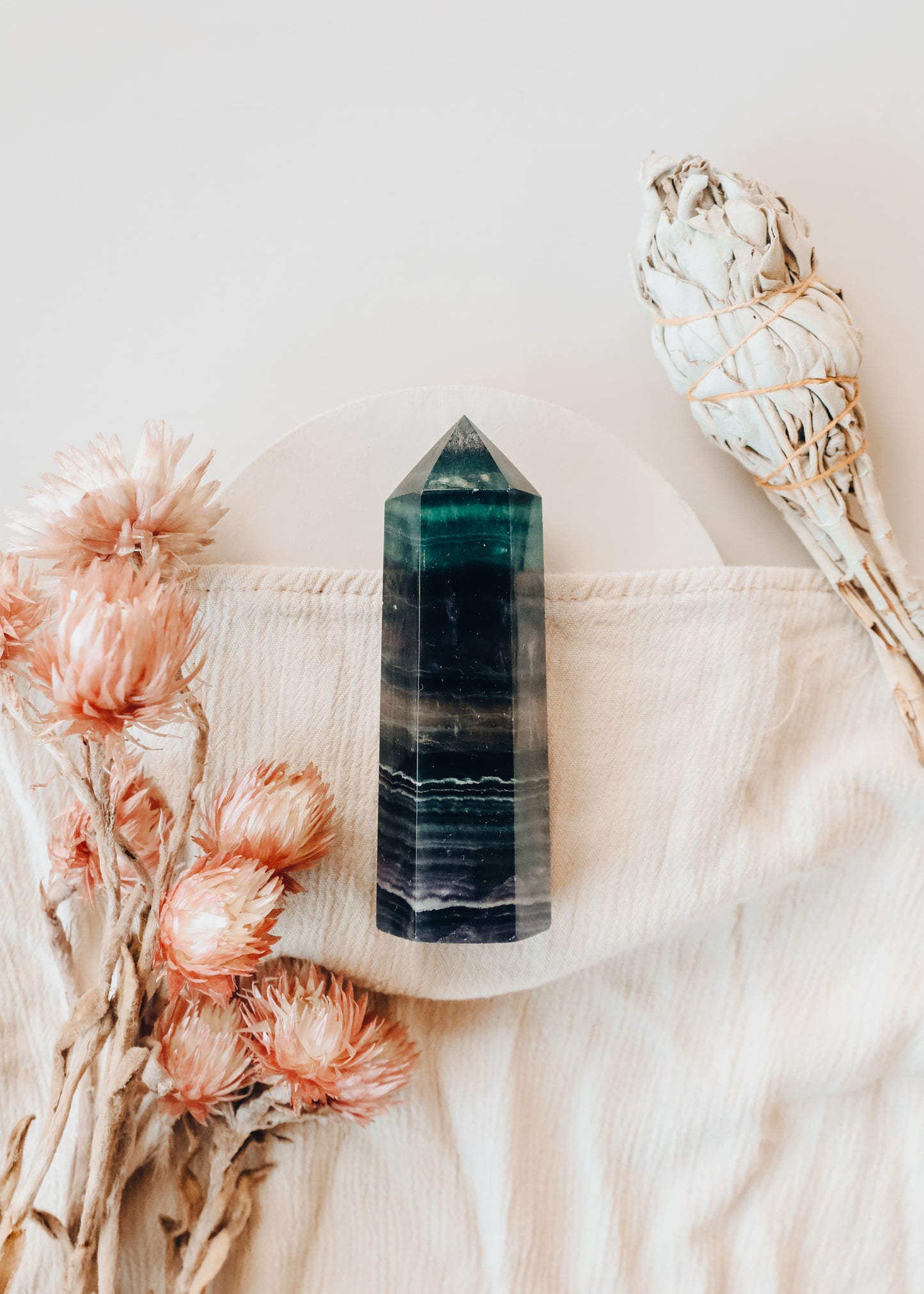 Fluorite Crystal Point