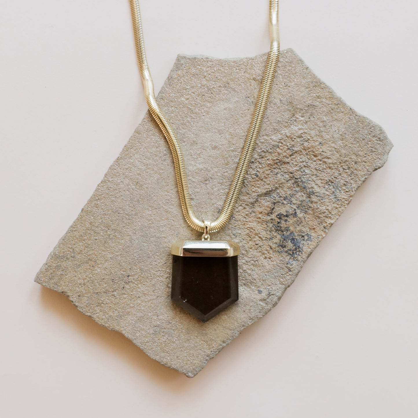 Smoky Quartz Pendant Necklace