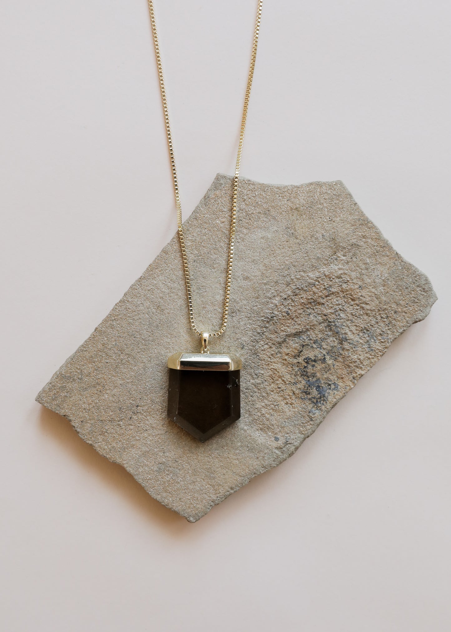 Smoky Quartz Pendant Necklace