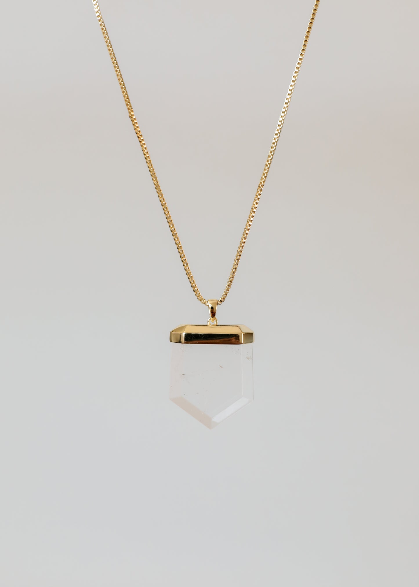 Clear Quartz Pendant Necklace