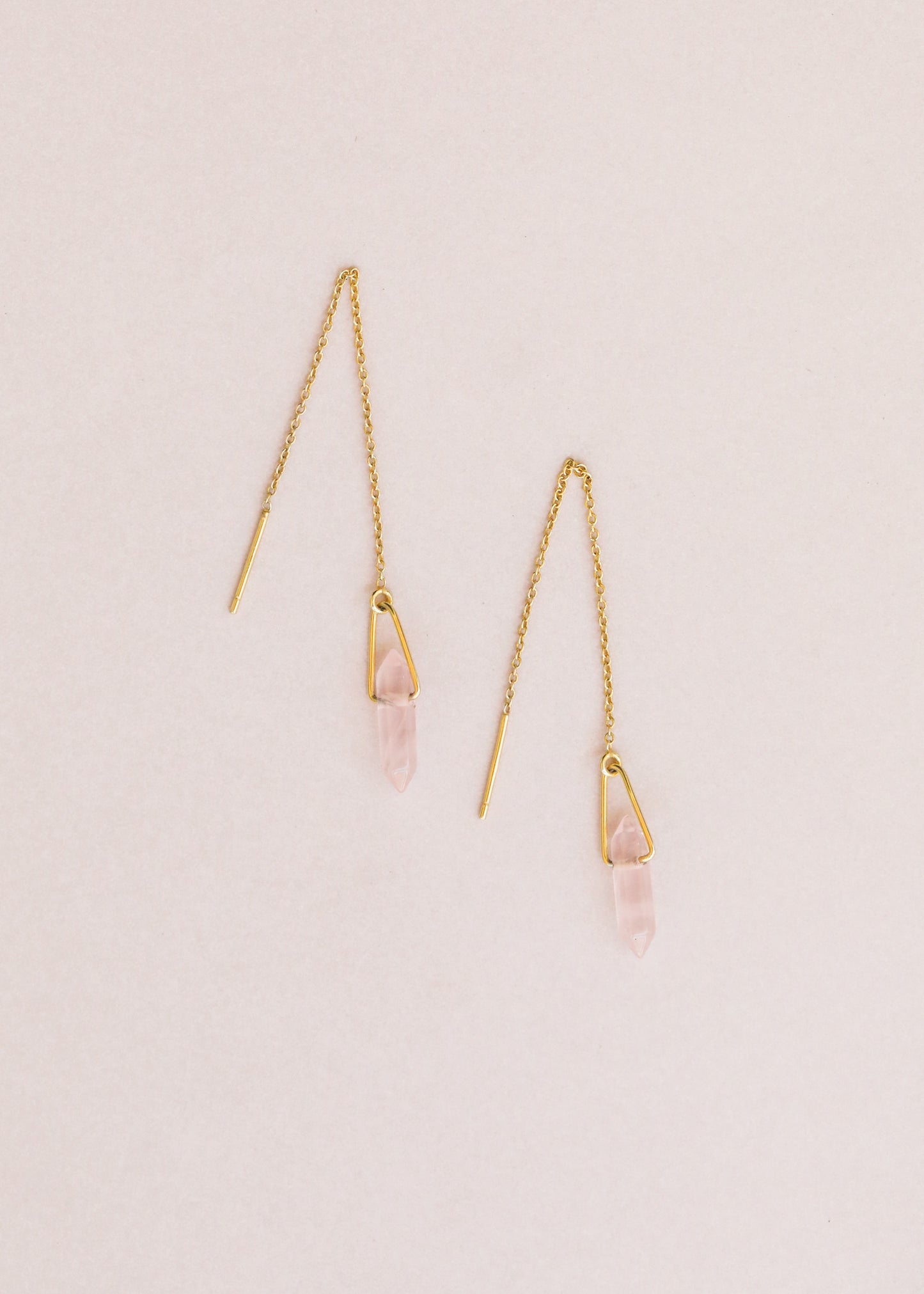 Rose Quartz Gemstone Threader