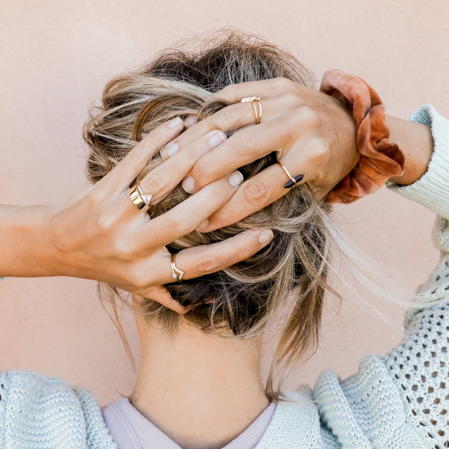 Clear Quartz Point Ring
