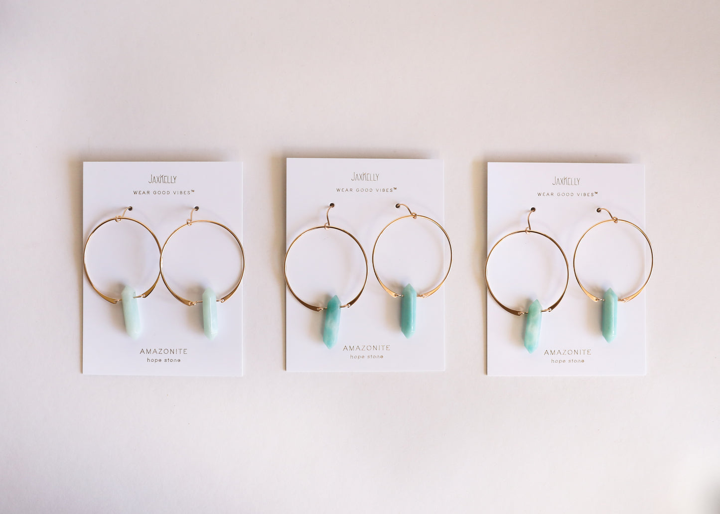 Amazonite Hoop - Hope