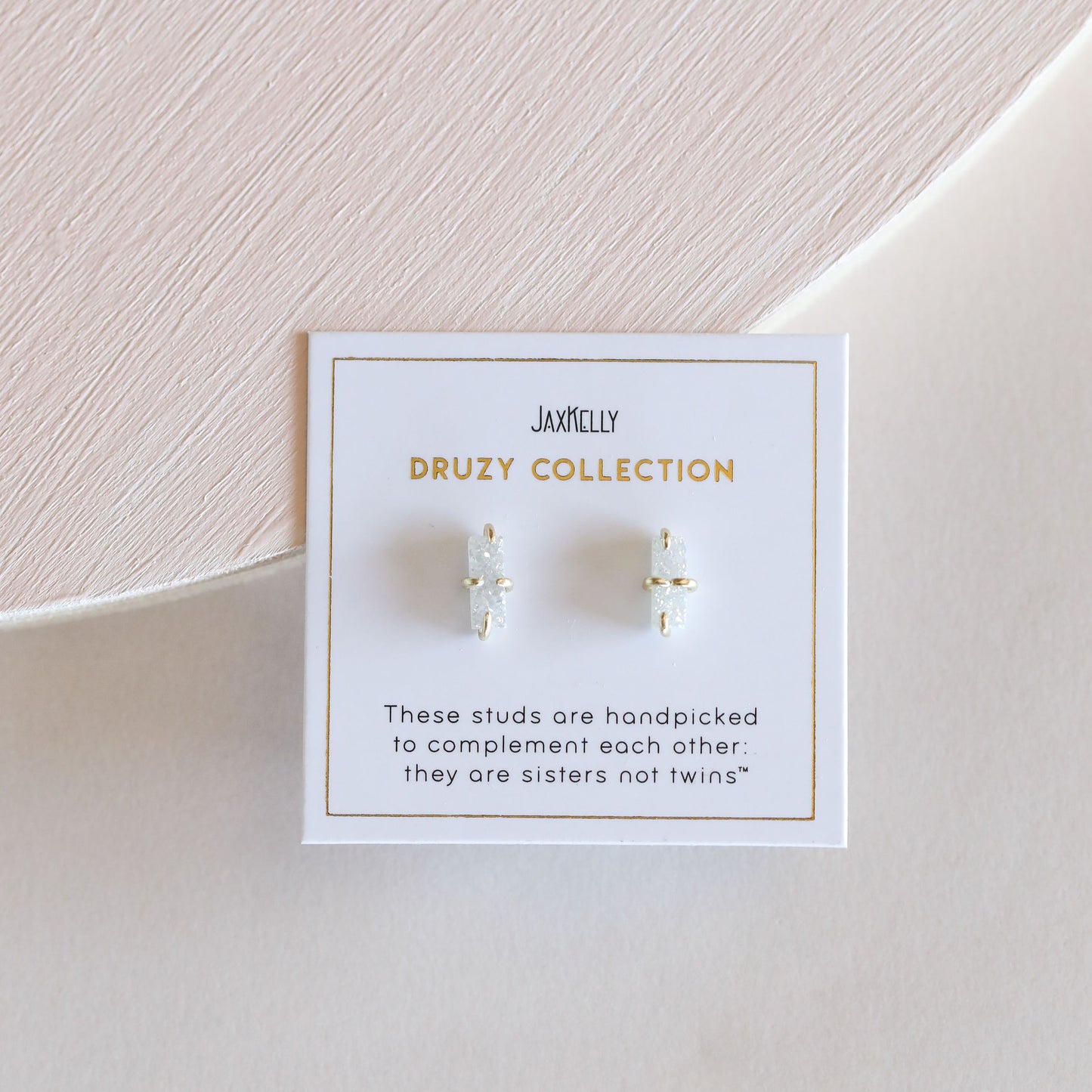 White Bar Druzy