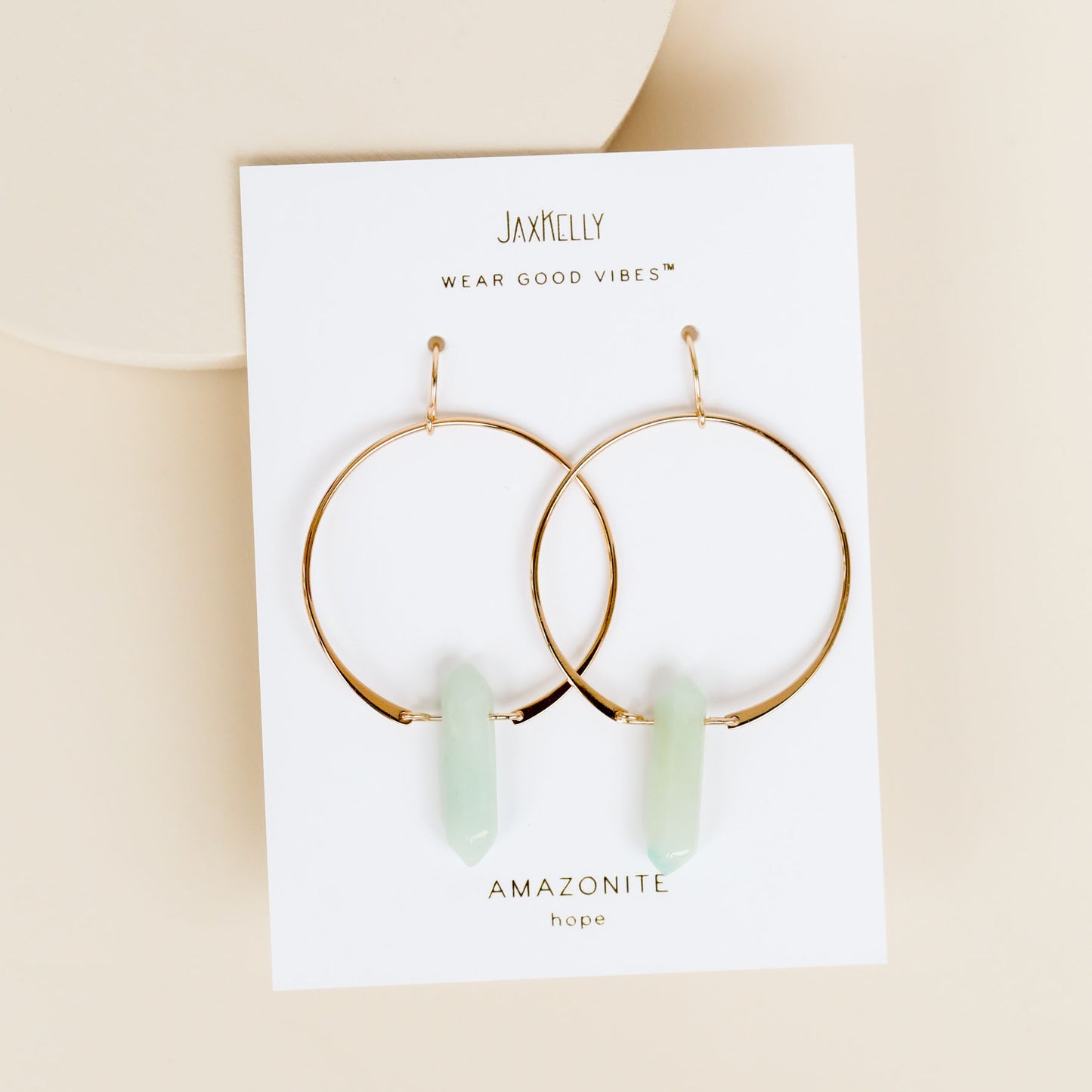 Amazonite Hoop - Hope