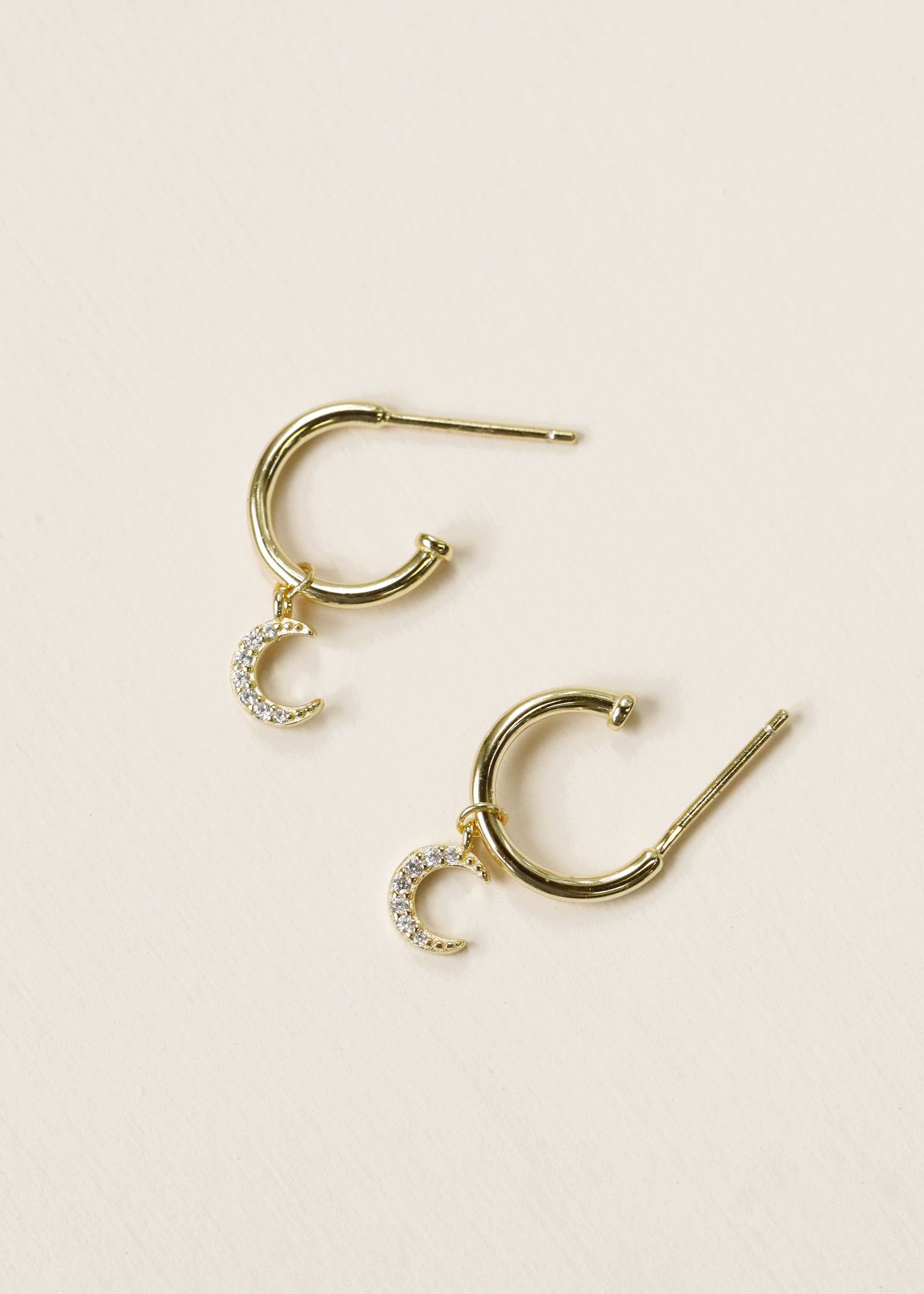 Crescent Moon Hoop