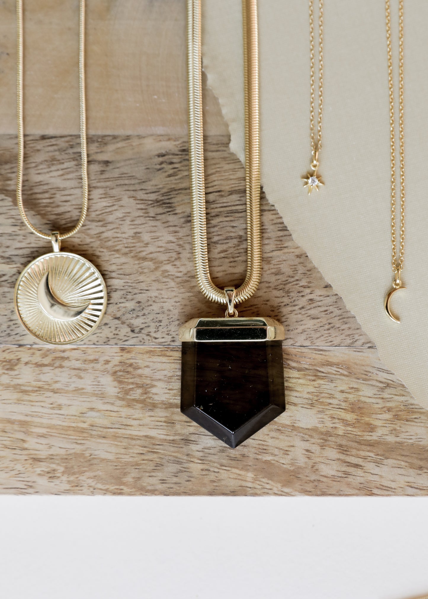 Smoky Quartz Pendant Necklace