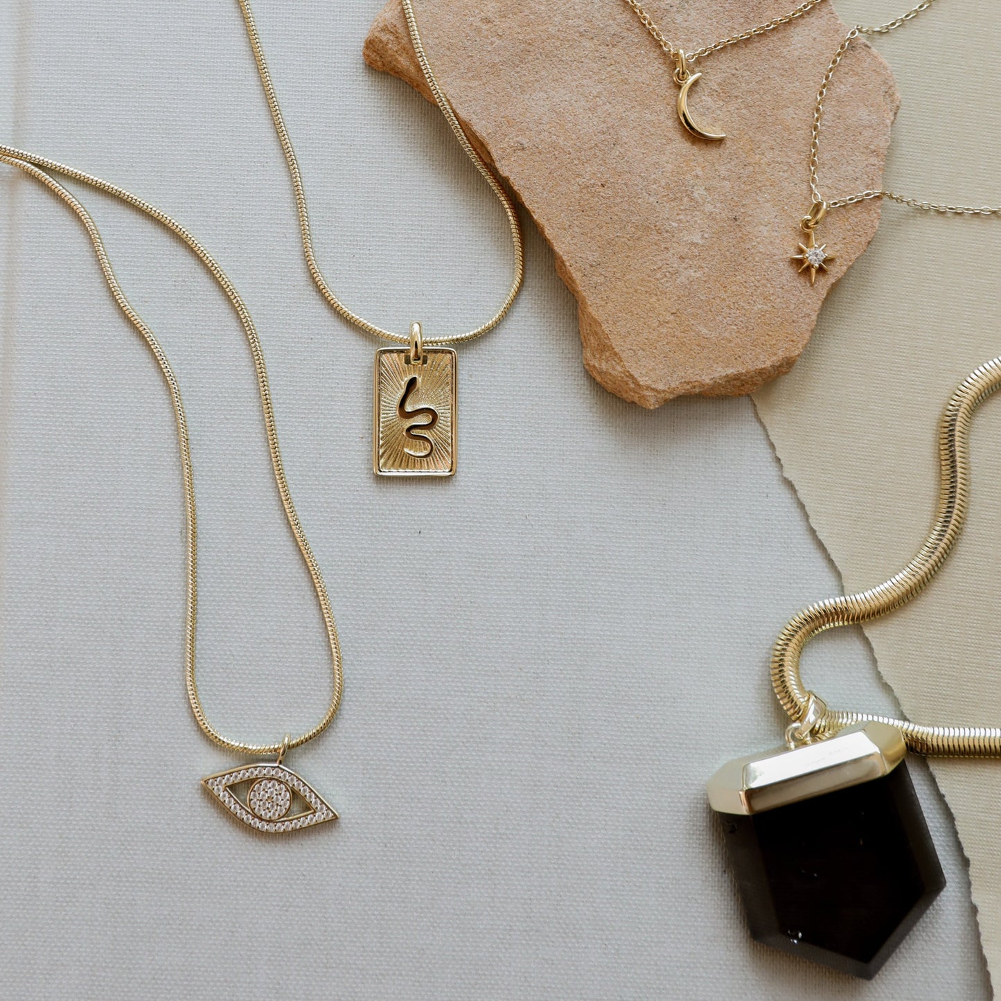 Smoky Quartz Pendant Necklace