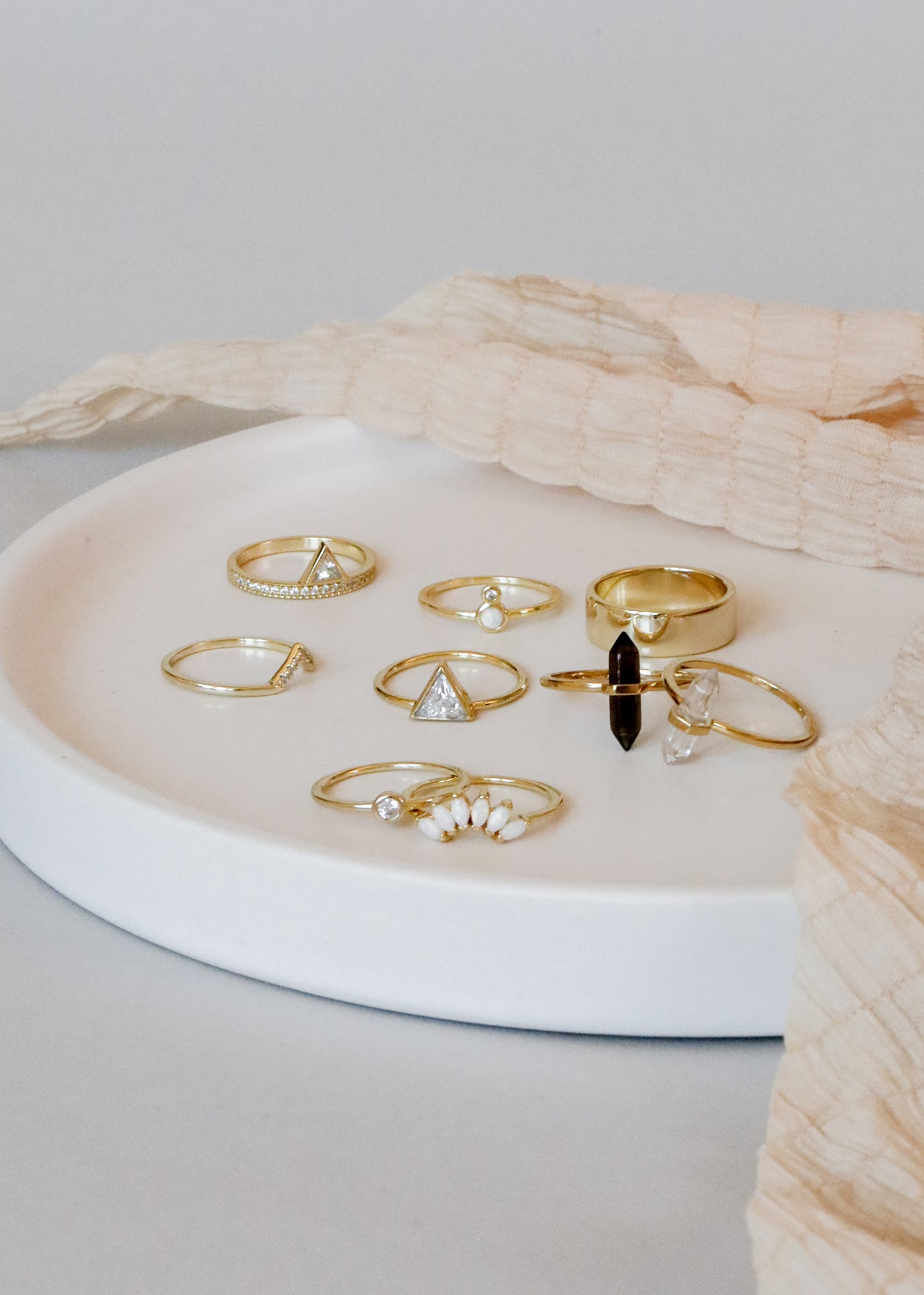 Simple Stud Ring