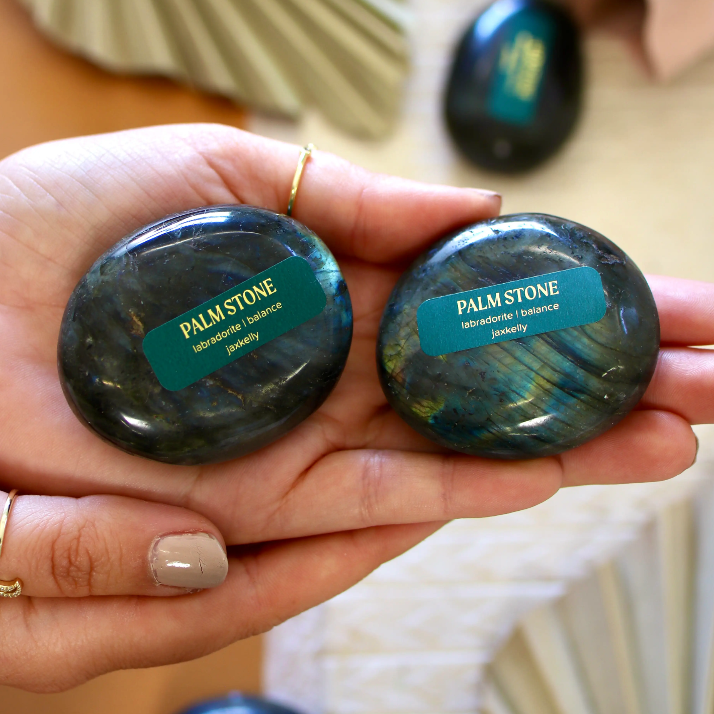 Labradorite Palm Stone - Balance