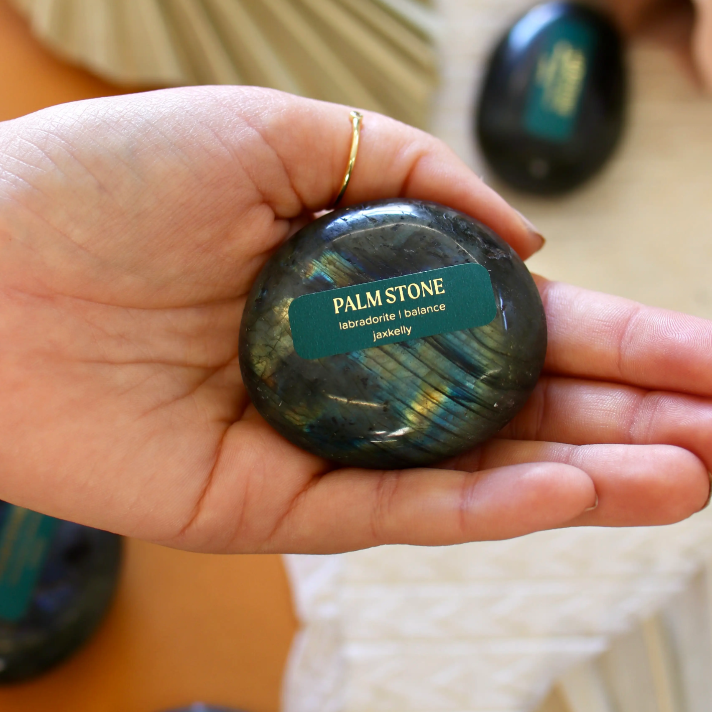 Labradorite Palm Stone - Balance