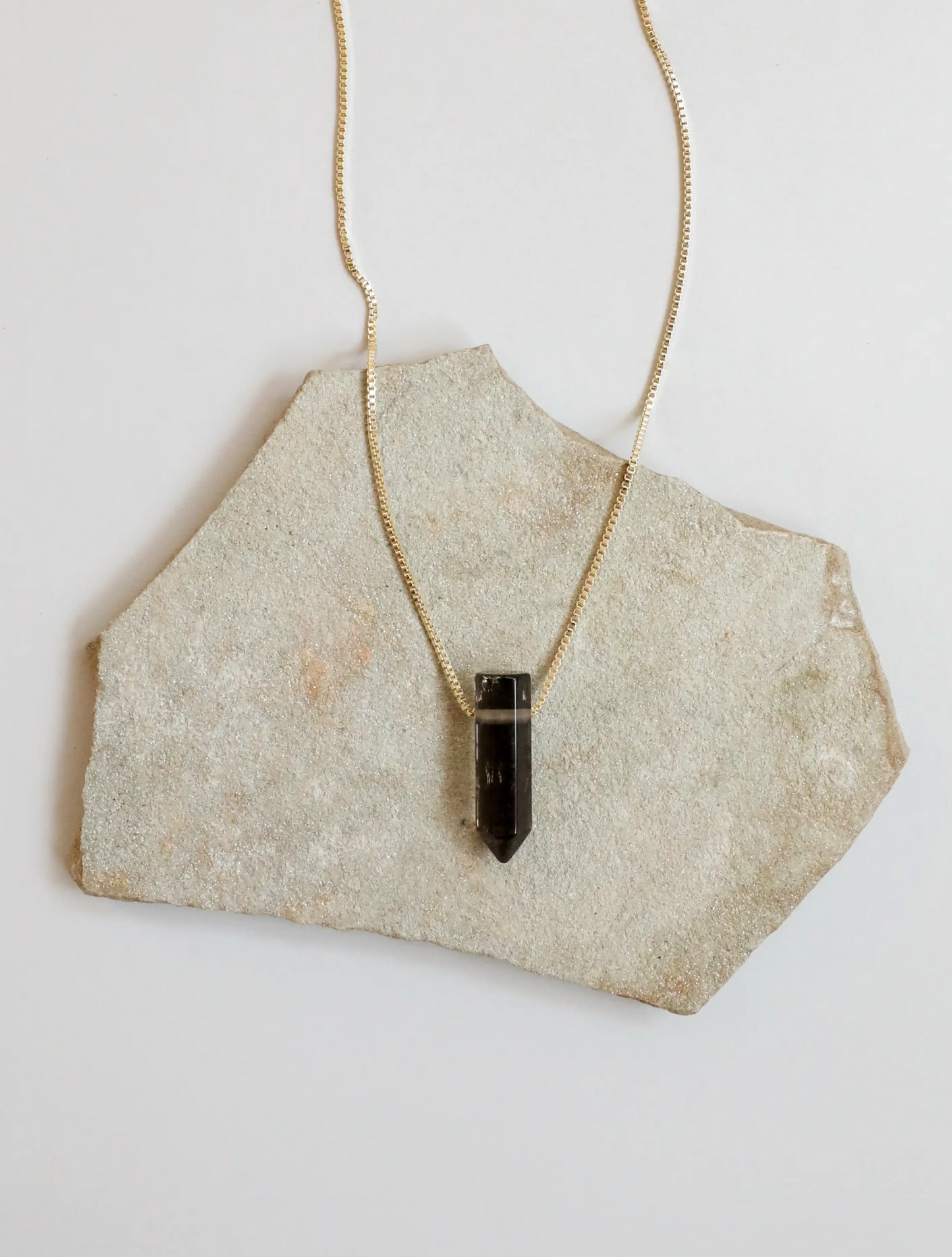 Smoky Quartz Point Necklace