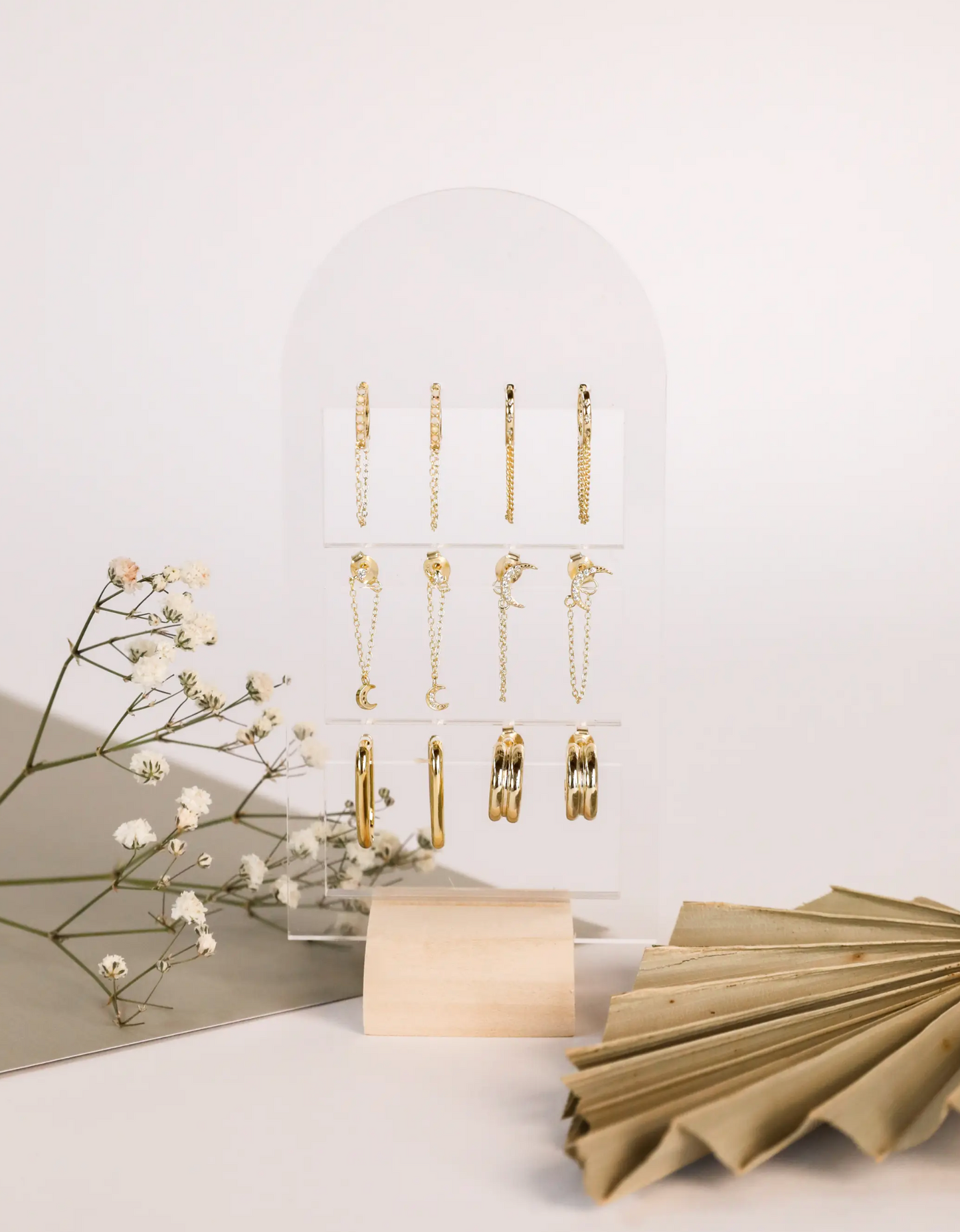 Stacked Archway Earring Holder