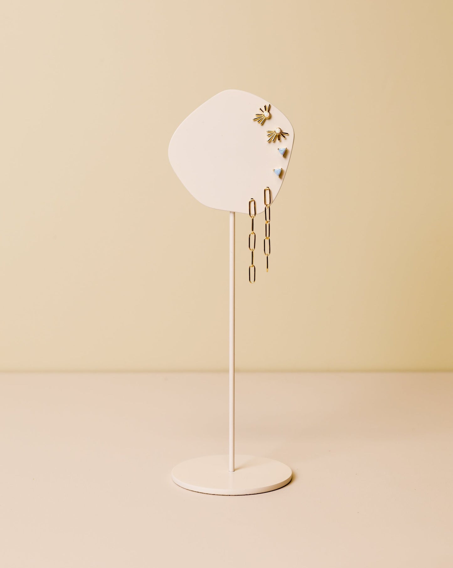 Abstract Metal Earring Stand