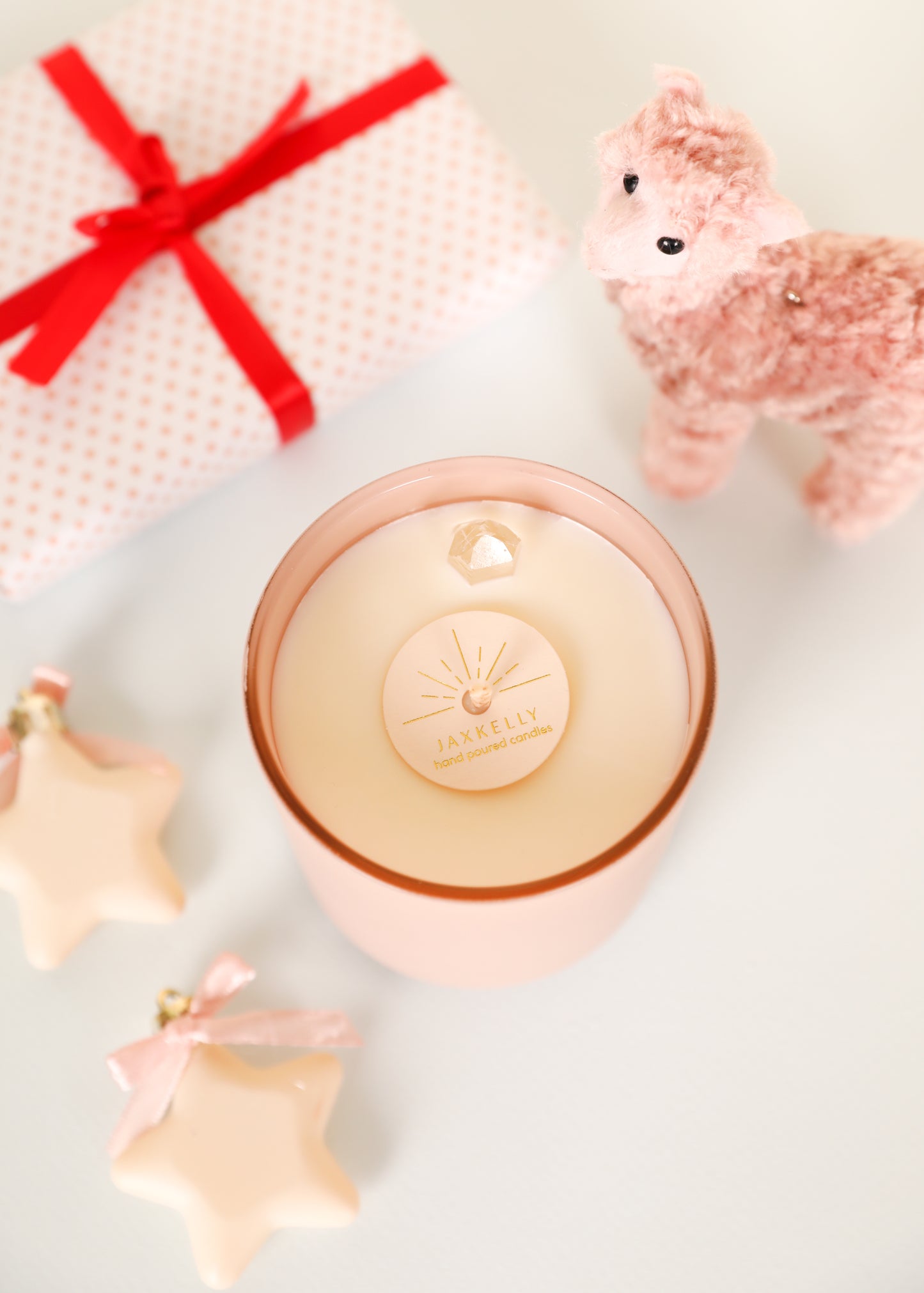 8 oz - Pink Winter Candle – JaxKelly