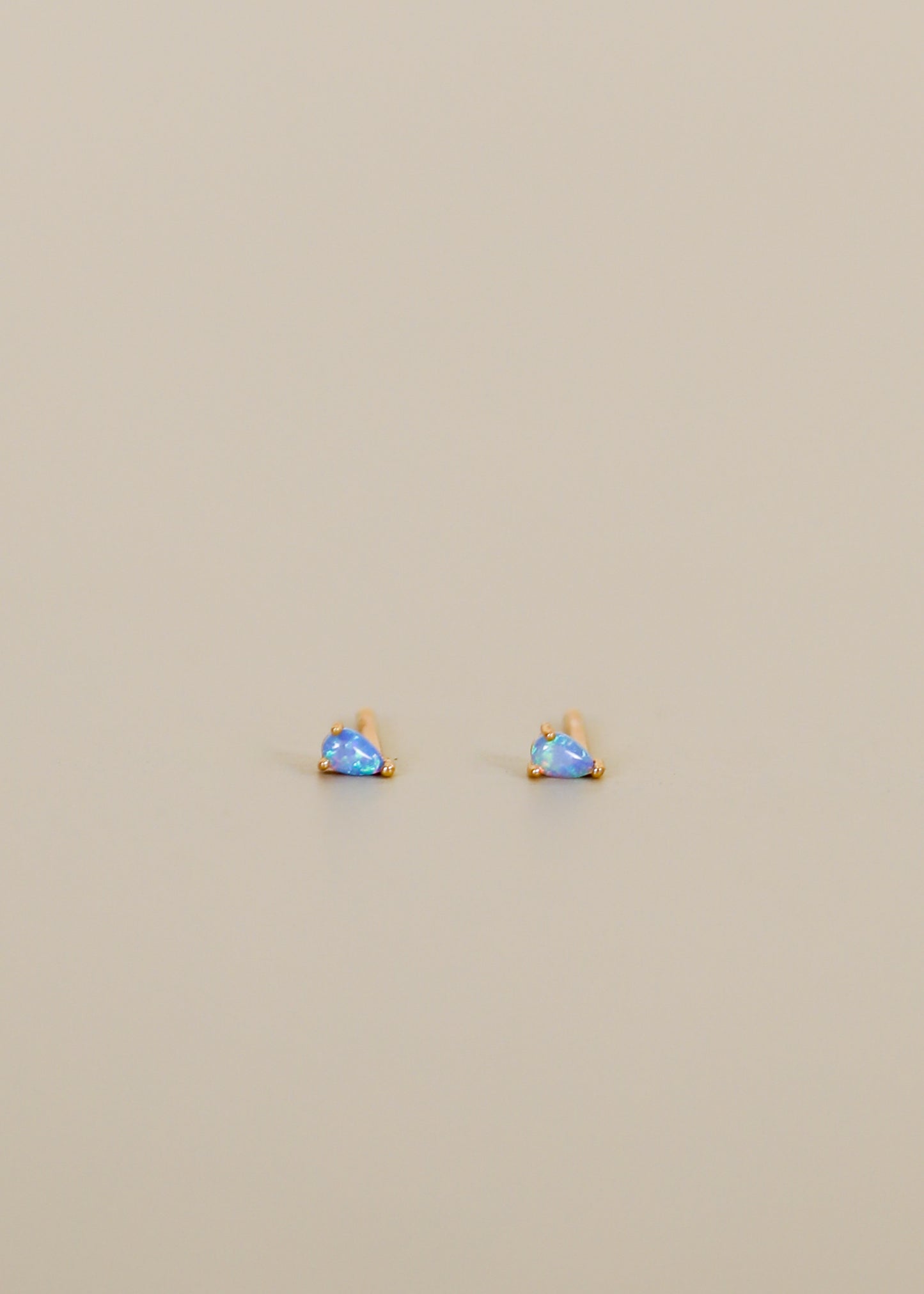 Teardrop Earring - Fire Opal