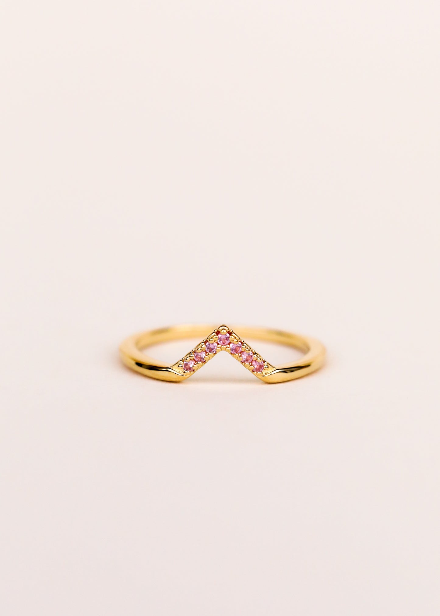 Pink Lambda Ring