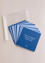 The Sobriety Shower Affirmations™ cards are displayed beside a translucent zippered pouch. The top card reads, "I make a committed decision to take back my life"—an inspiring support for your recovery journey.