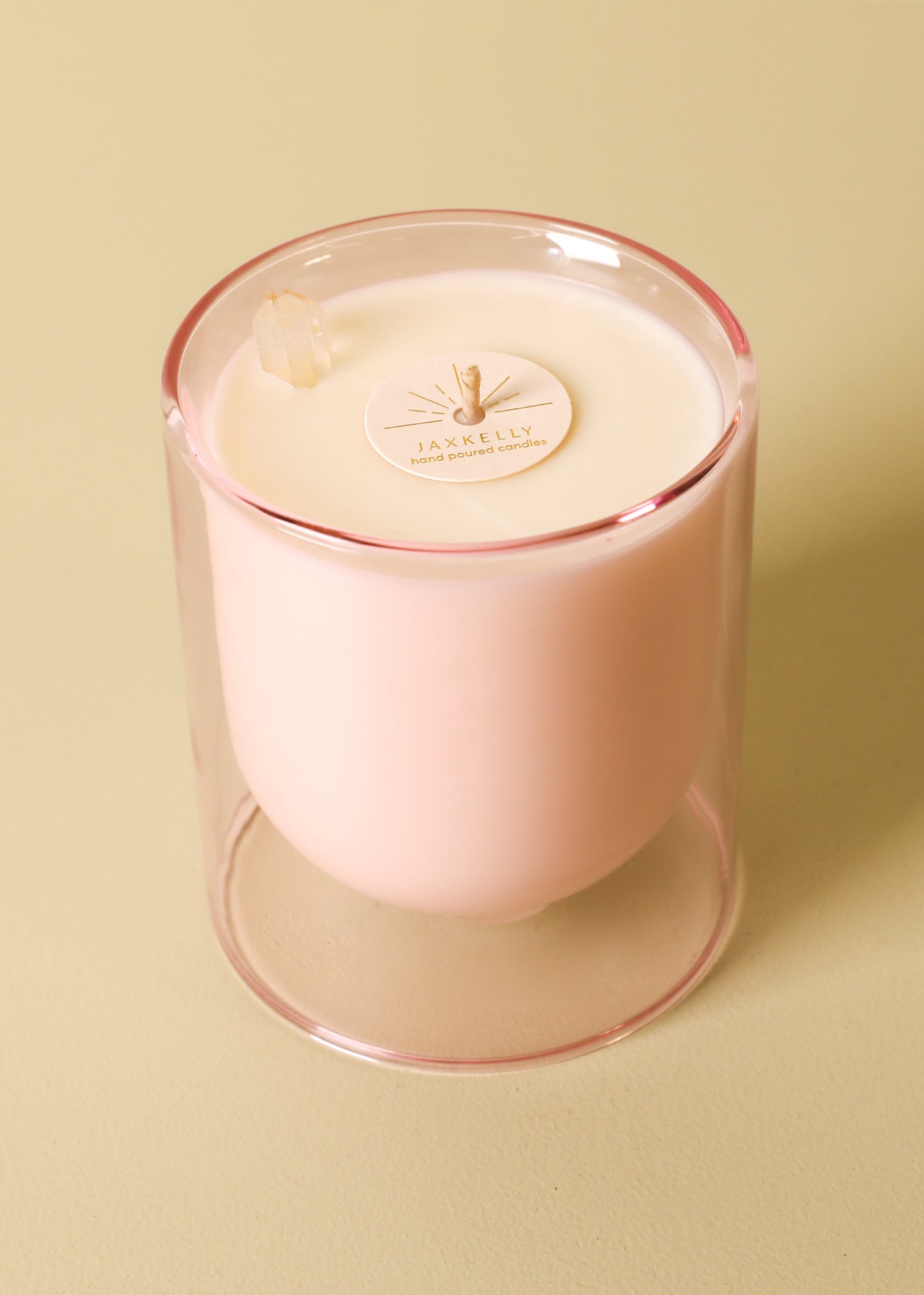 Blush Scooped Candle - Ambiance Collection