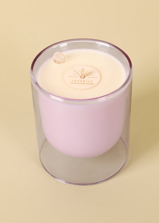 Periwinkle Scooped Candle - Ambiance Collection
