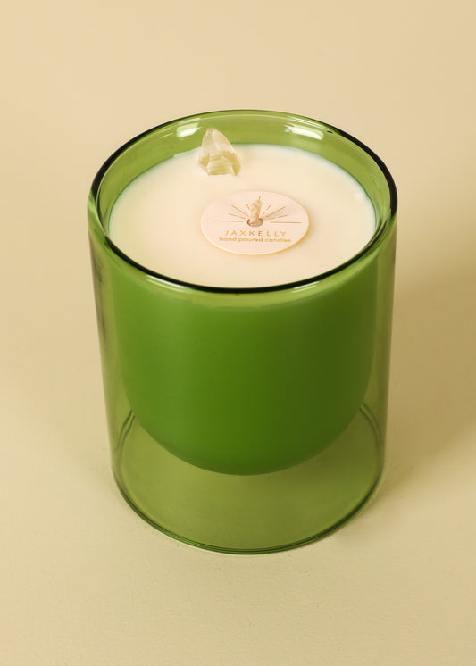 Parakeet Scooped Candle - Ambiance Collection