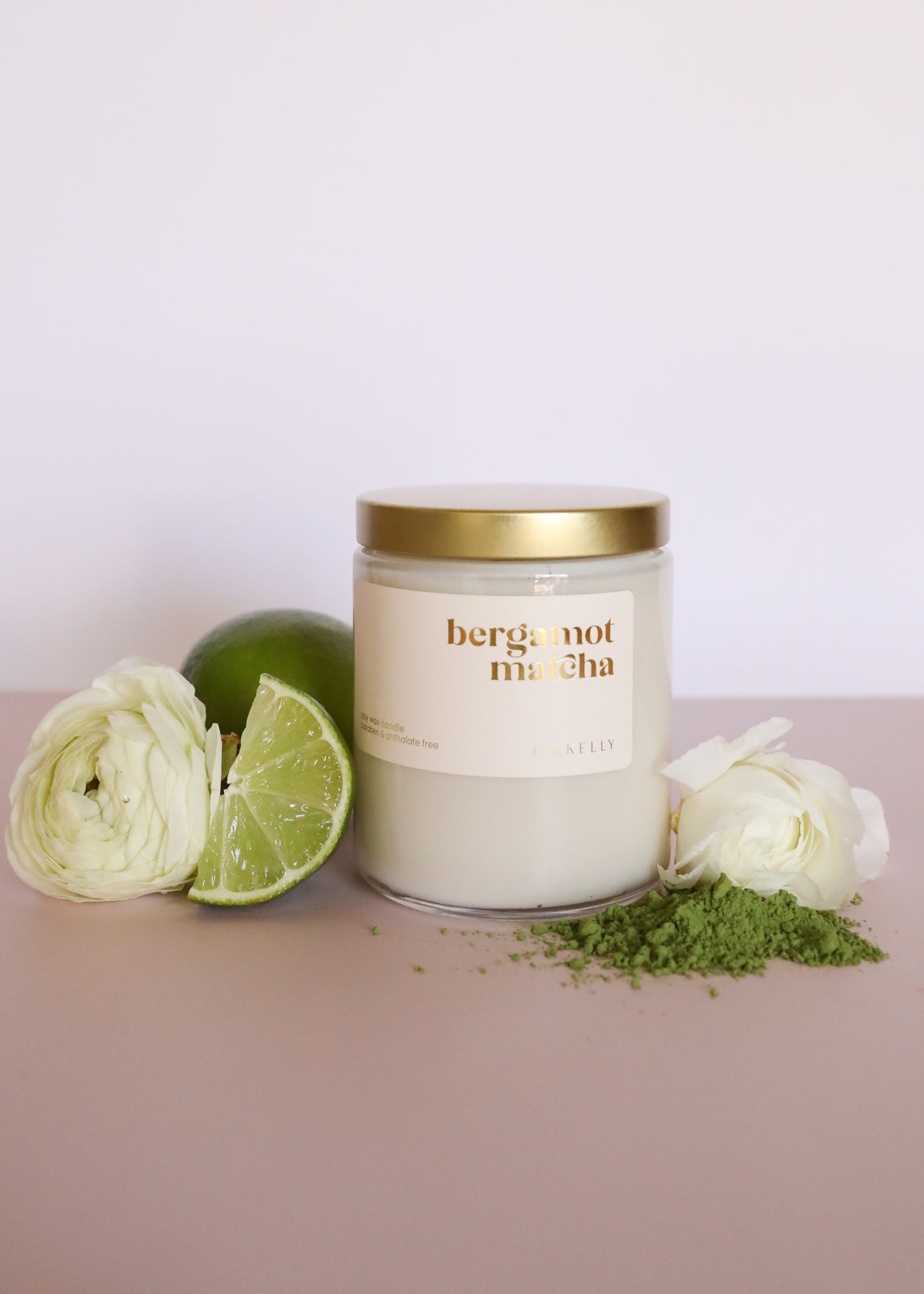 9oz - Bergamot Matcha - Clear