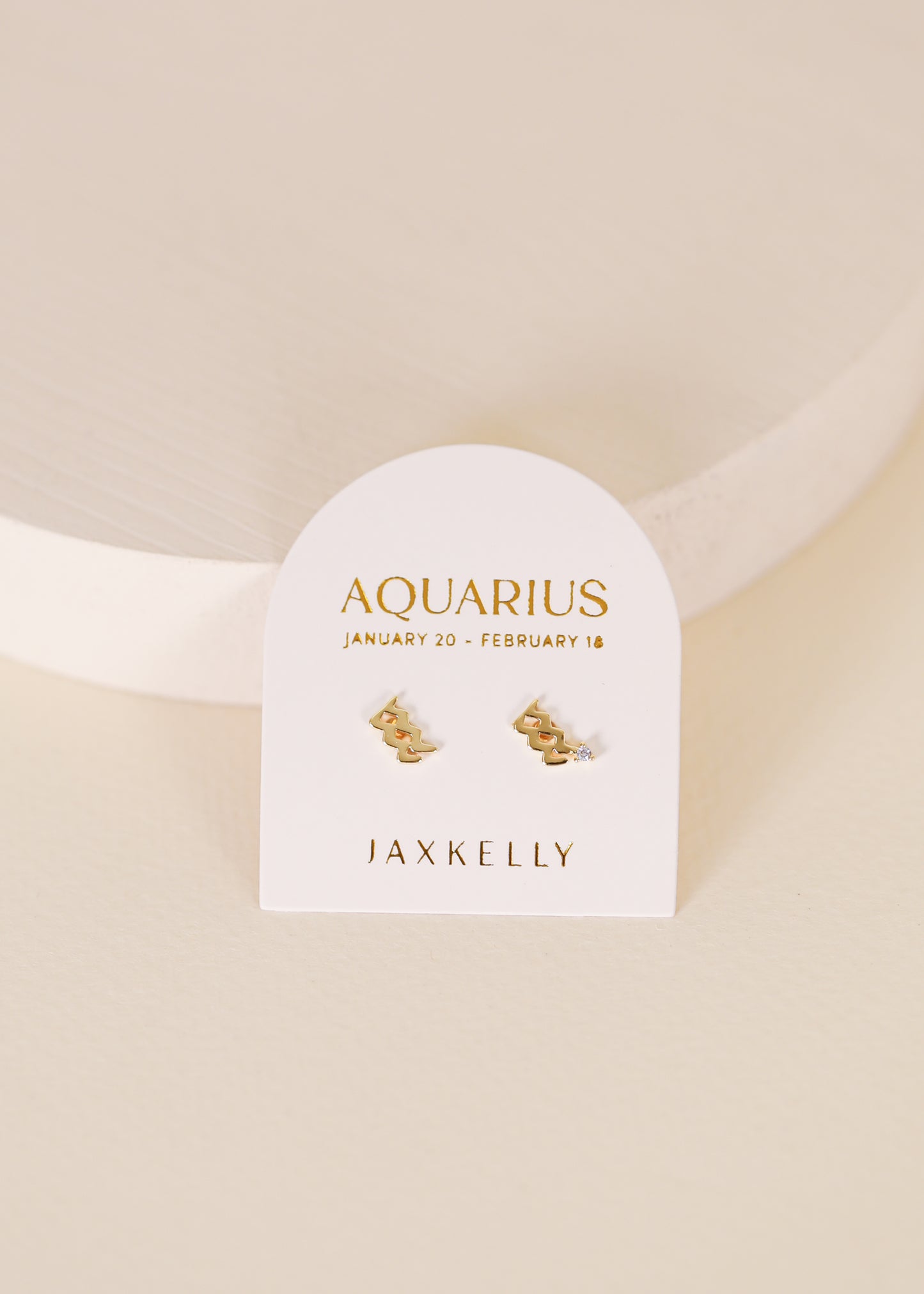 Zodiac Earrings - Aquarius