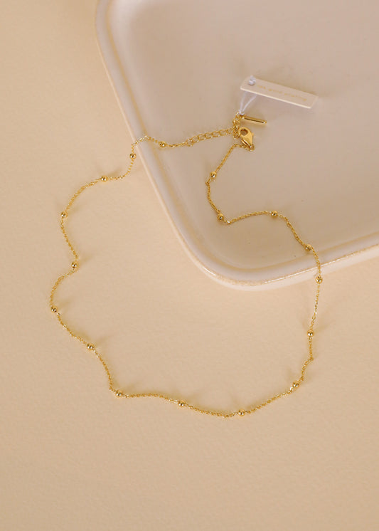 Gold Ball Necklace