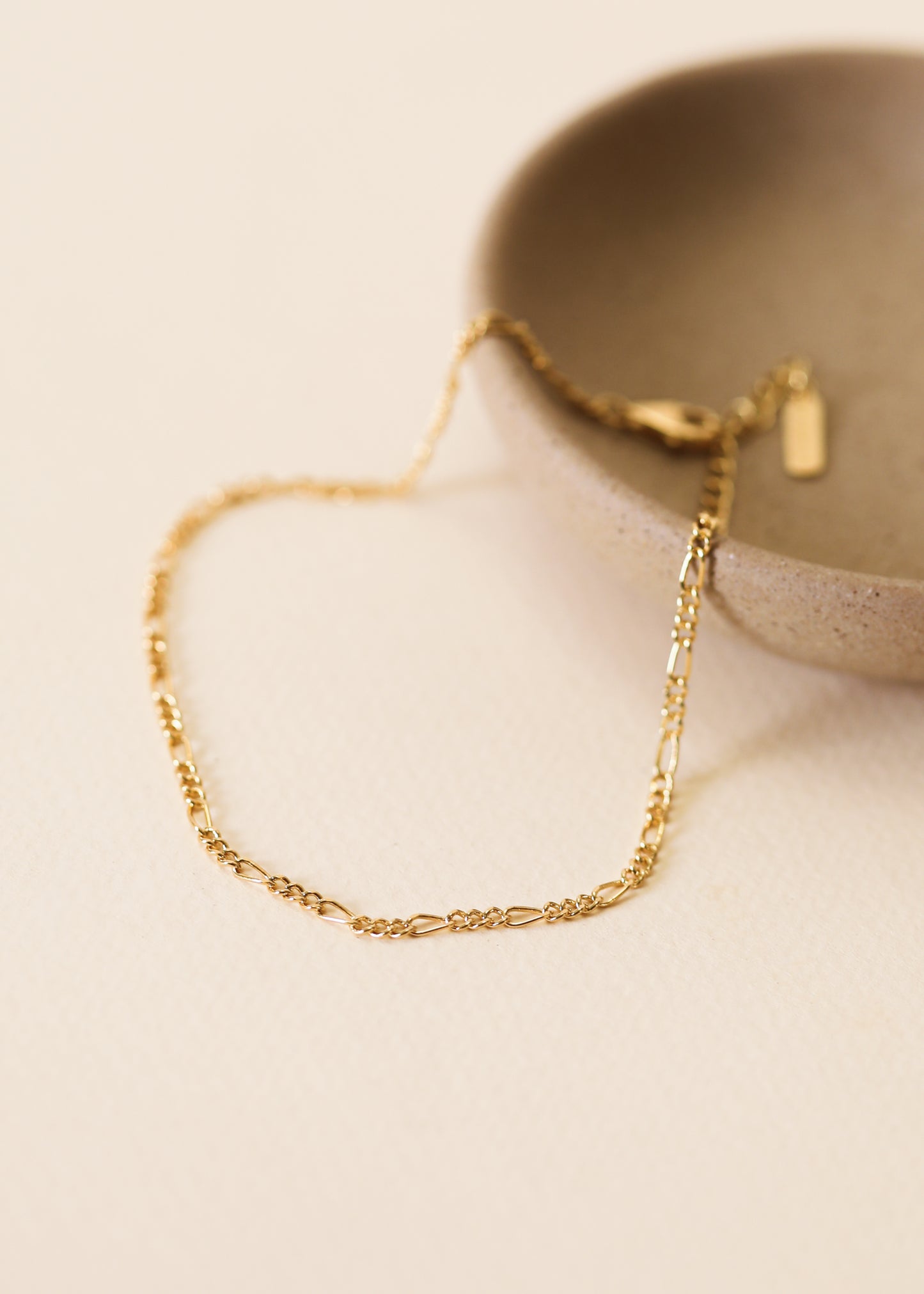 Simple Twist Chain Anklet