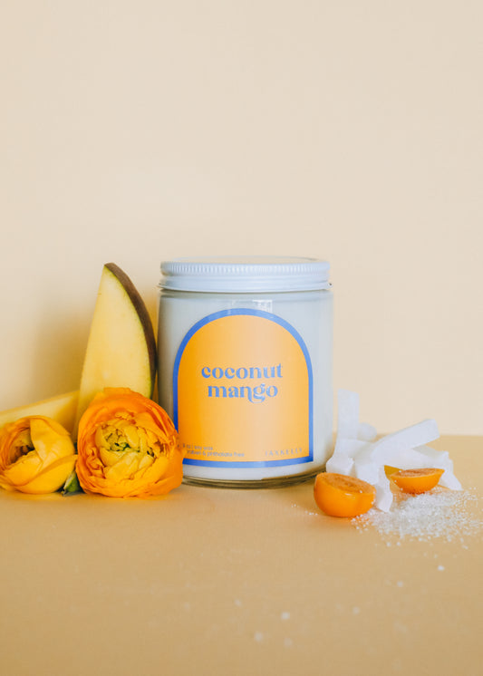 Coconut Mango Scented Candle - 9oz