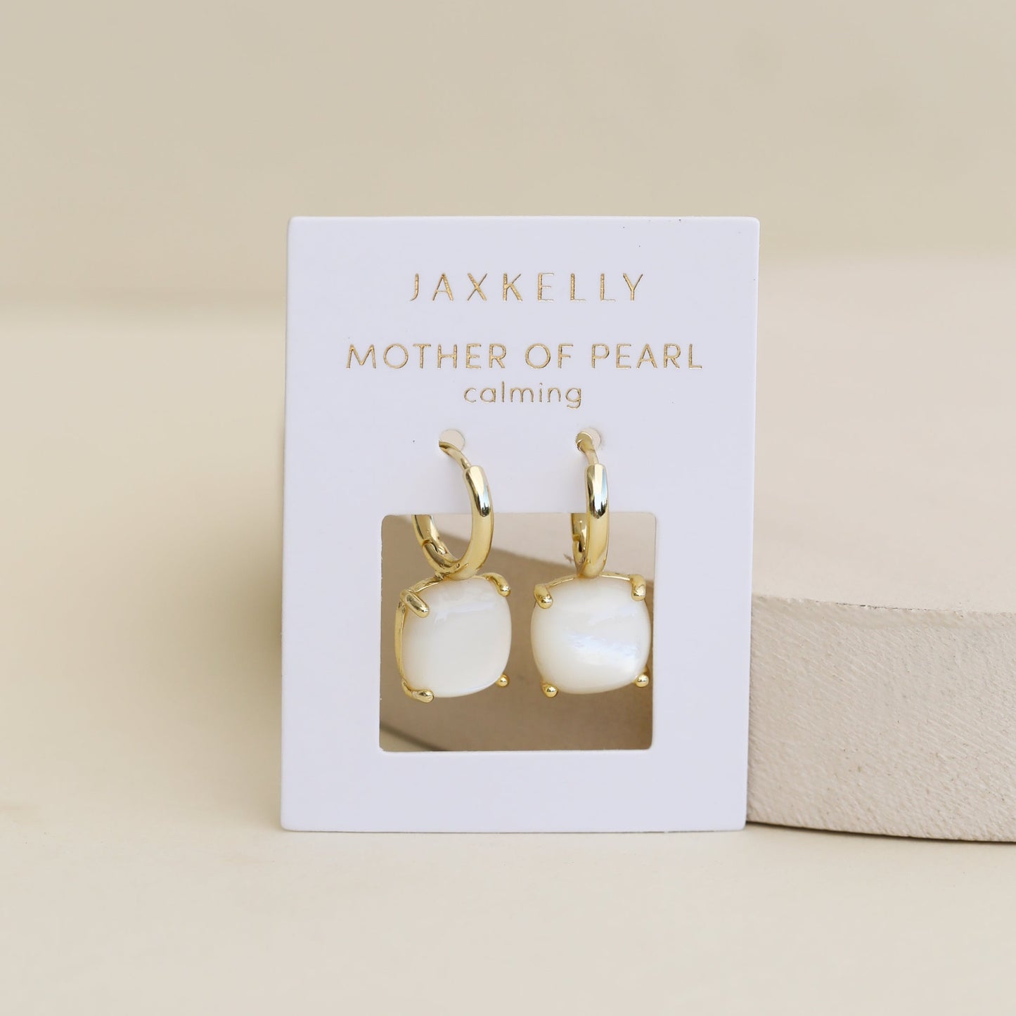 Gemstone Mini Drop - Mother of Pearl