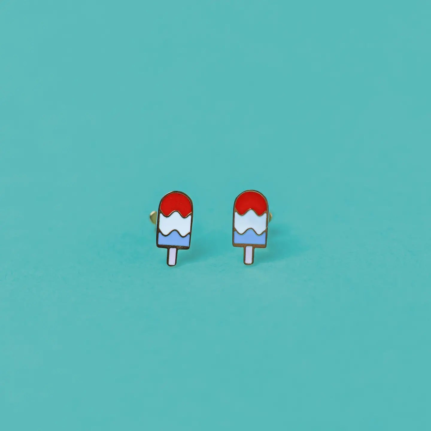 Popsicle Enamel Flat Back Kids Earrings