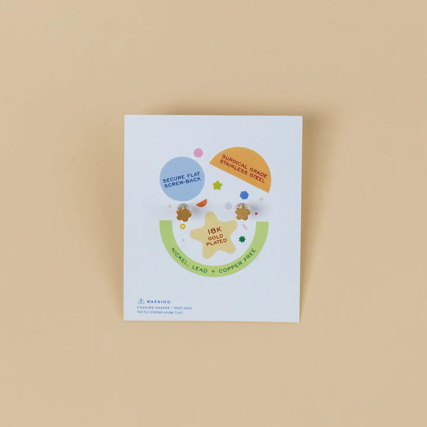 Popsicle Enamel Flat Back Kids Earrings