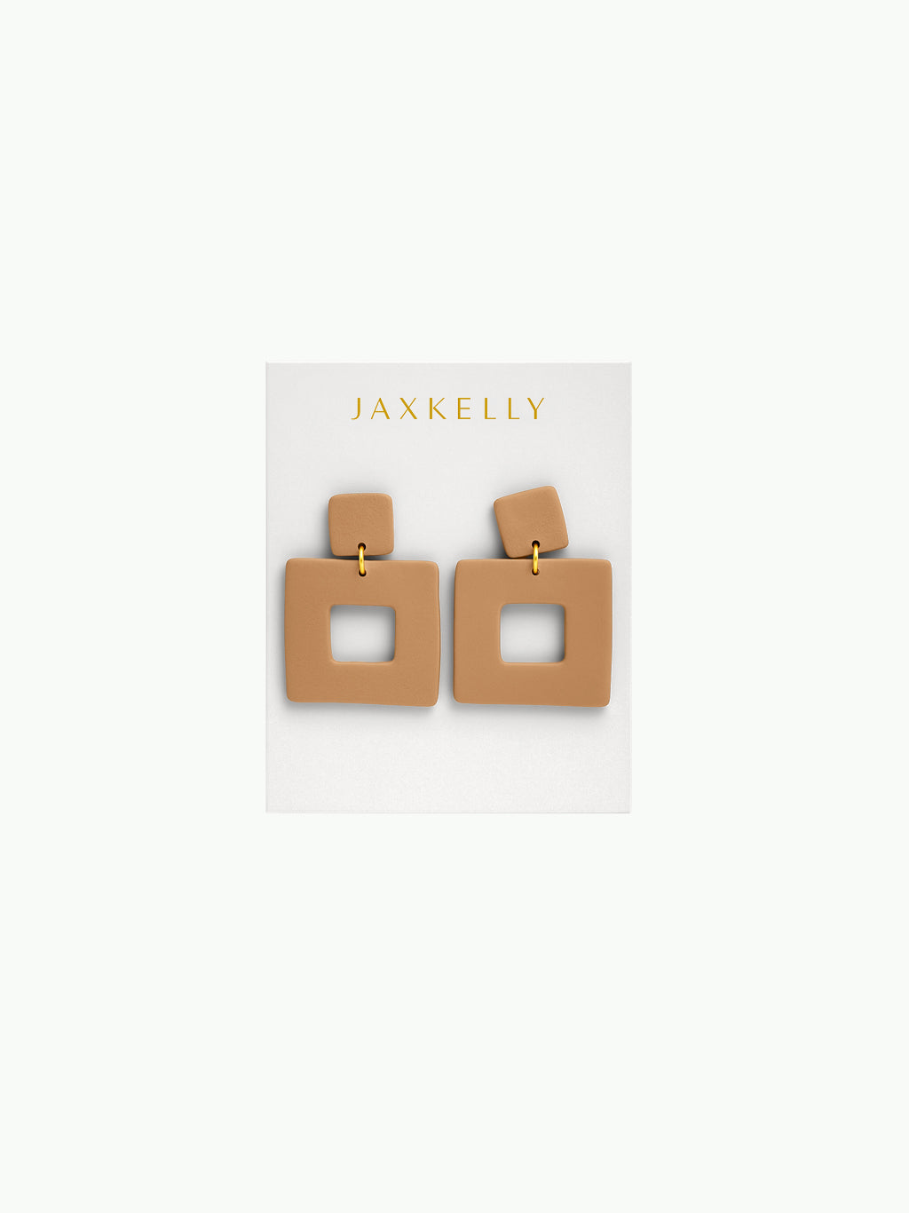 Square Clay Earrings