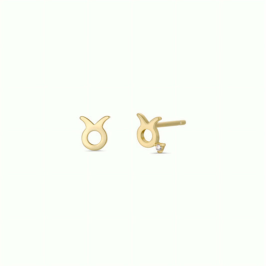 Zodiac Earrings - Taurus